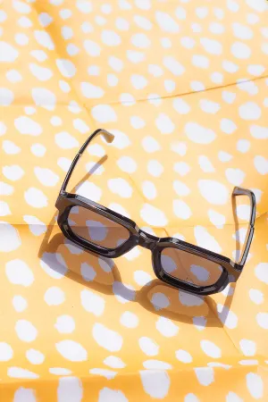 Rectangle Tube Frame Sunglasses