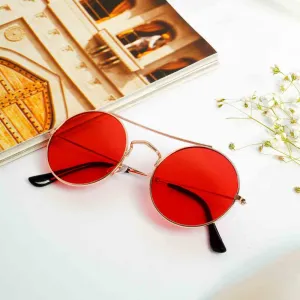 Red Round Sunglasses