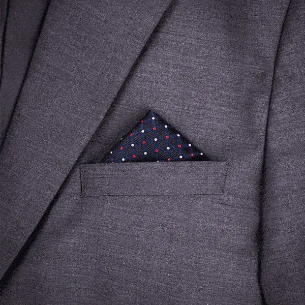 Red Silk Pocket Square
