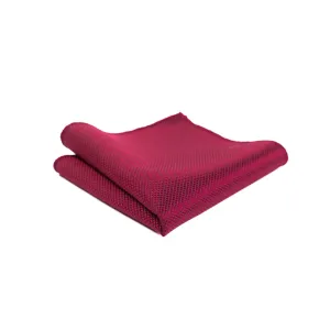 Red Silk Pocket Square