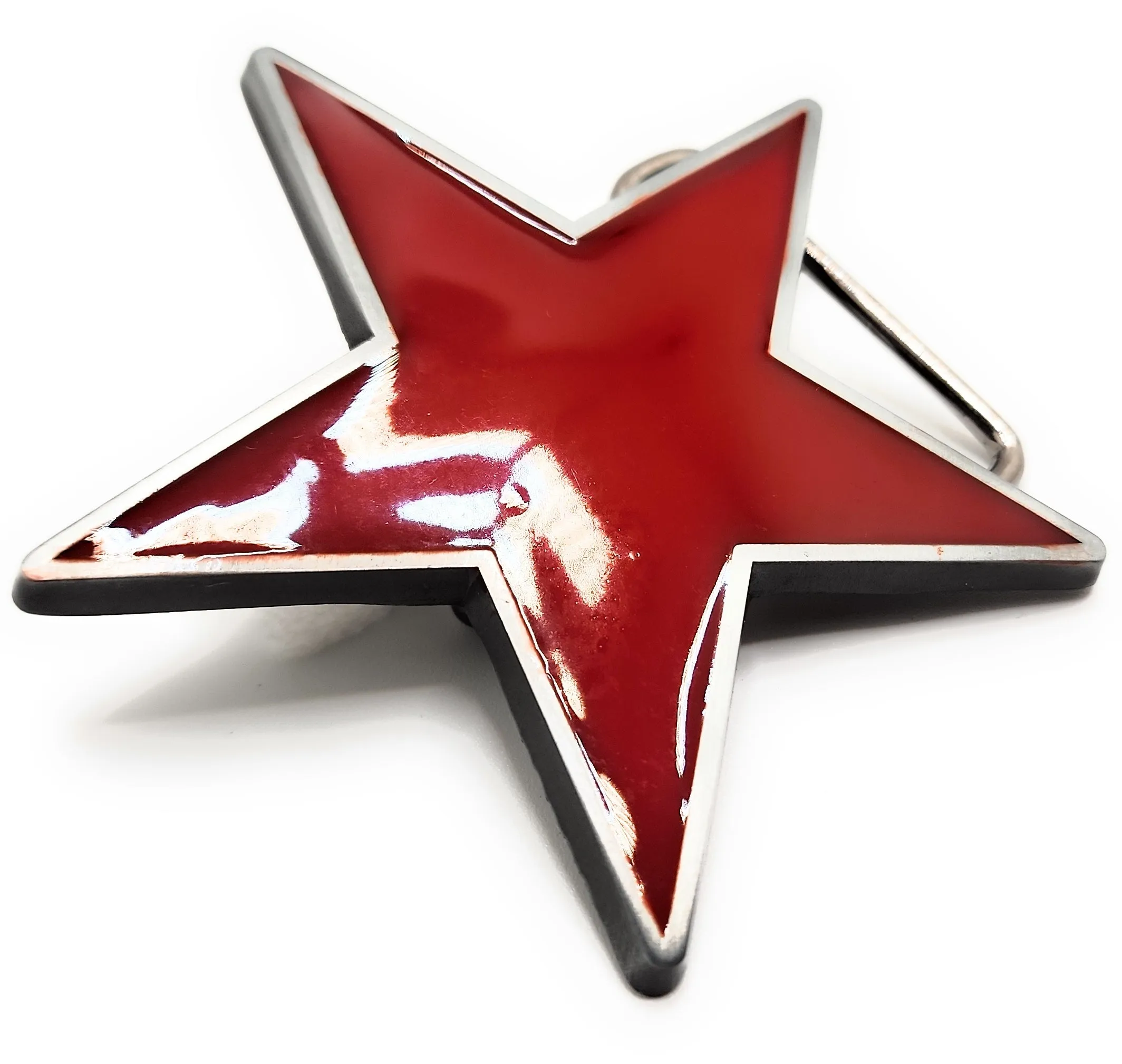 Red Star Belt Buckle