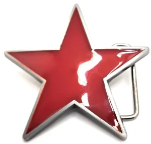 Red Star Belt Buckle