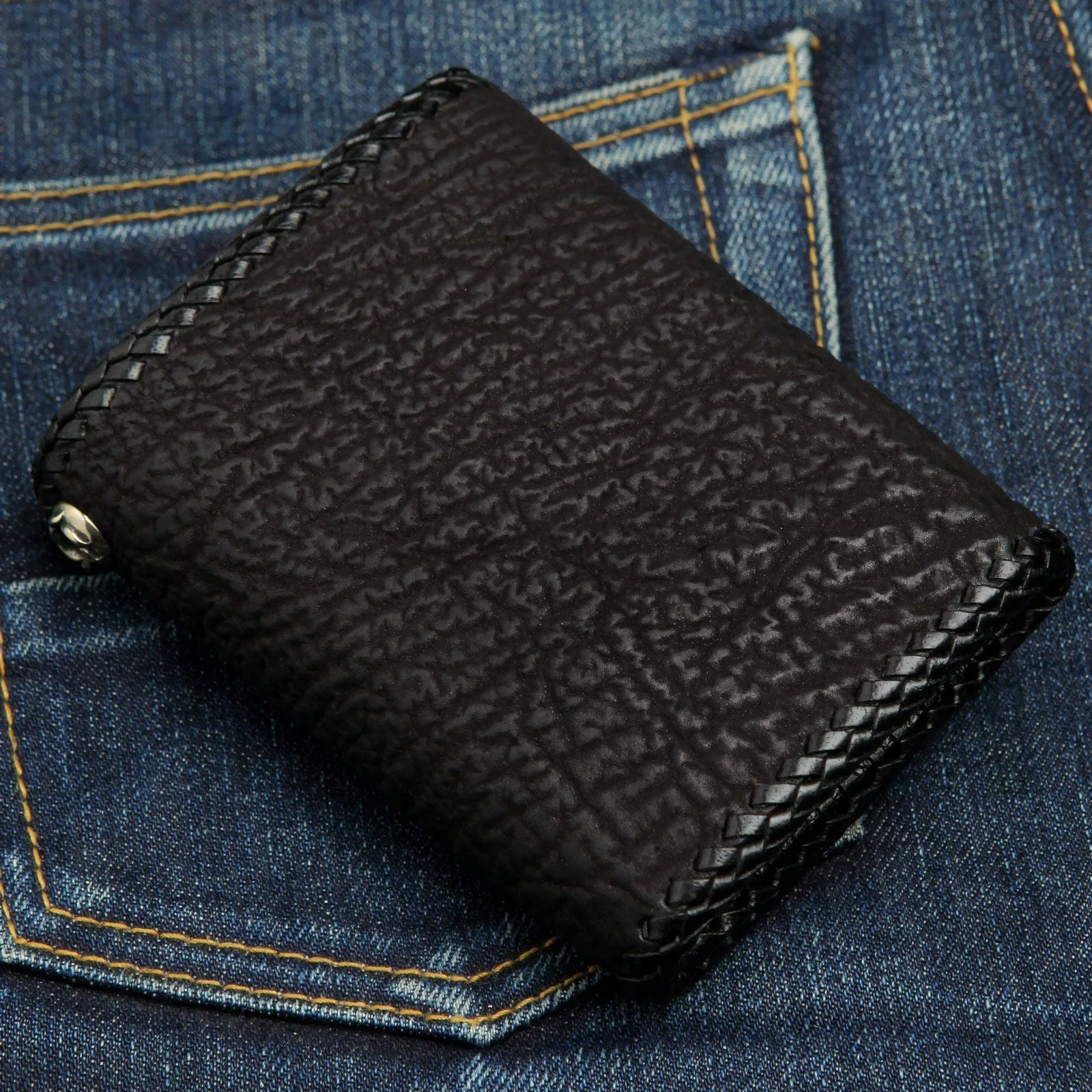 Red Stingray Gothic Cross Biker Chain Wallet