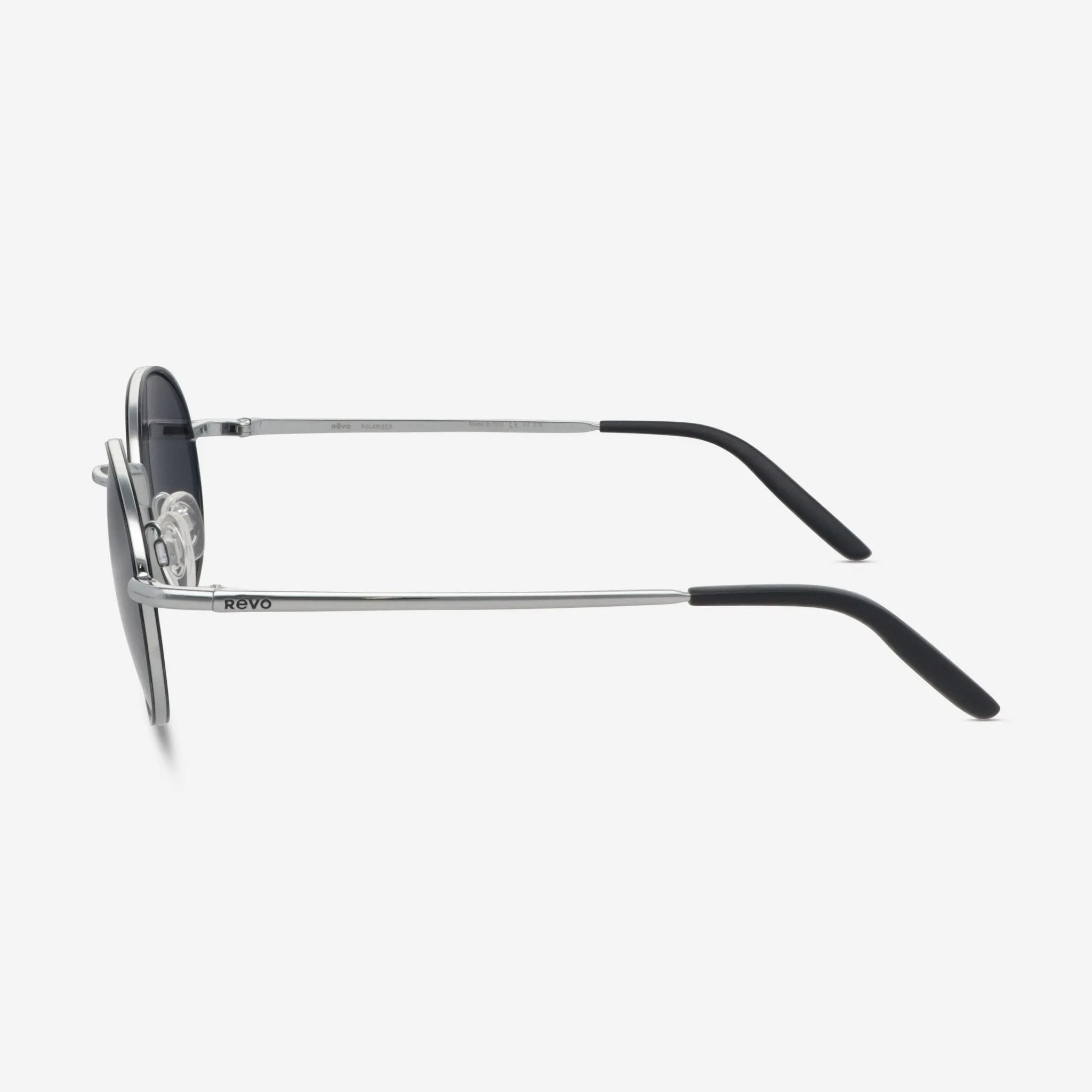 Revo Brayton Chrome Graphite Round/Oval Unisex Sunglasses RE.1060.03.GY