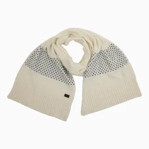 Ribbed Crocodile Wool Scarf