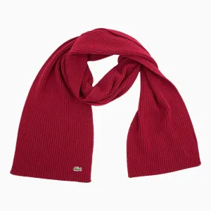 Ribbed Crocodile Wool Scarf