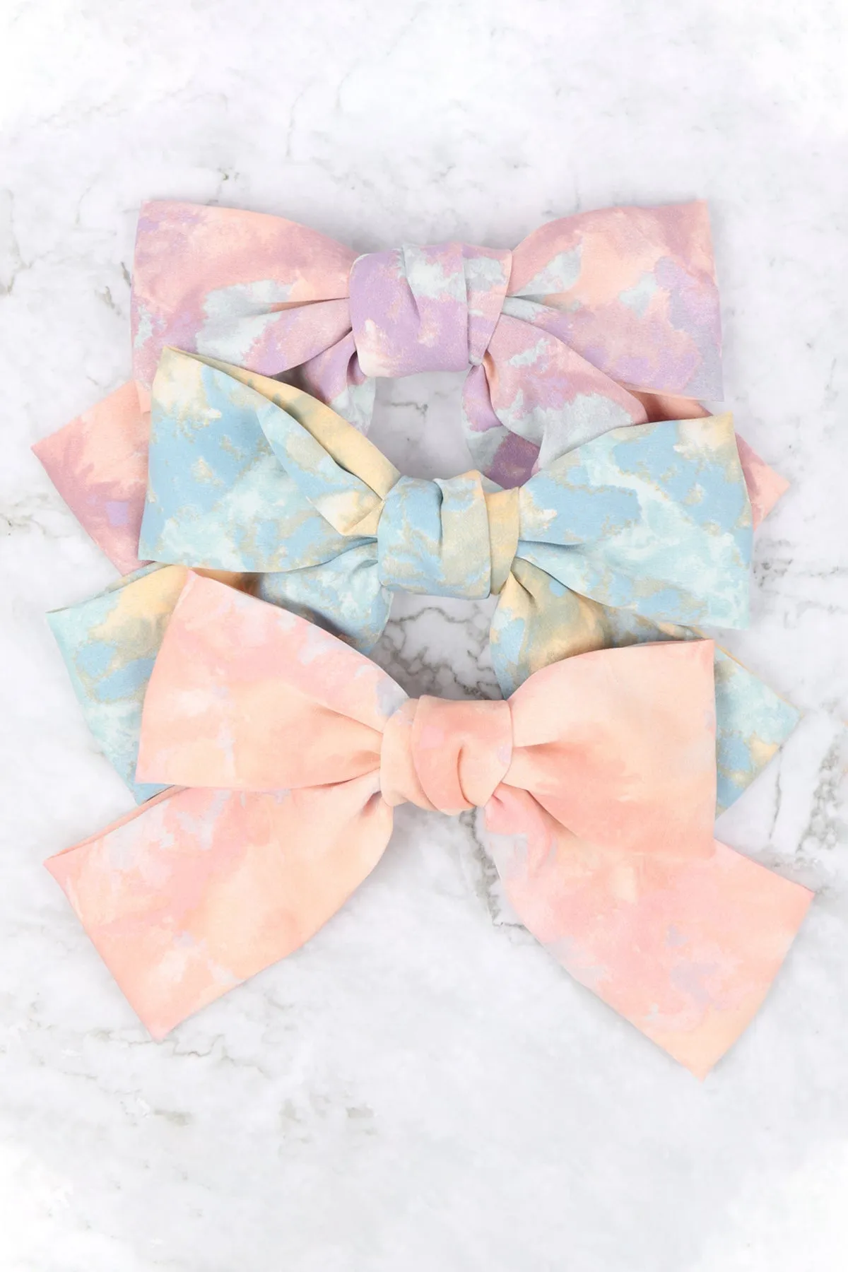 RIBBON TIE DYE HAIR ACCESSORIES