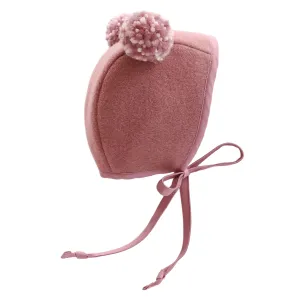 Rose Double Pom Bonnet