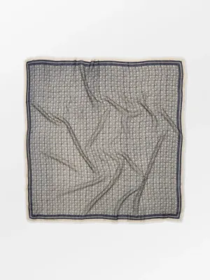 Rosea Square Siw Scarf - Navy Blazer