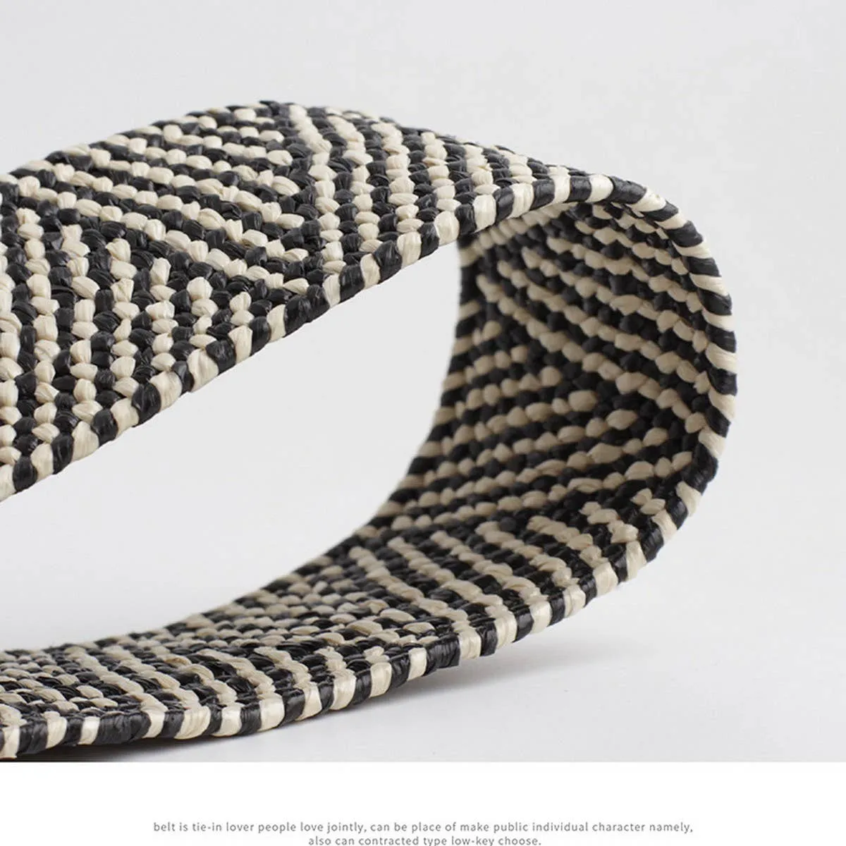 Round Buckle Stretch belt