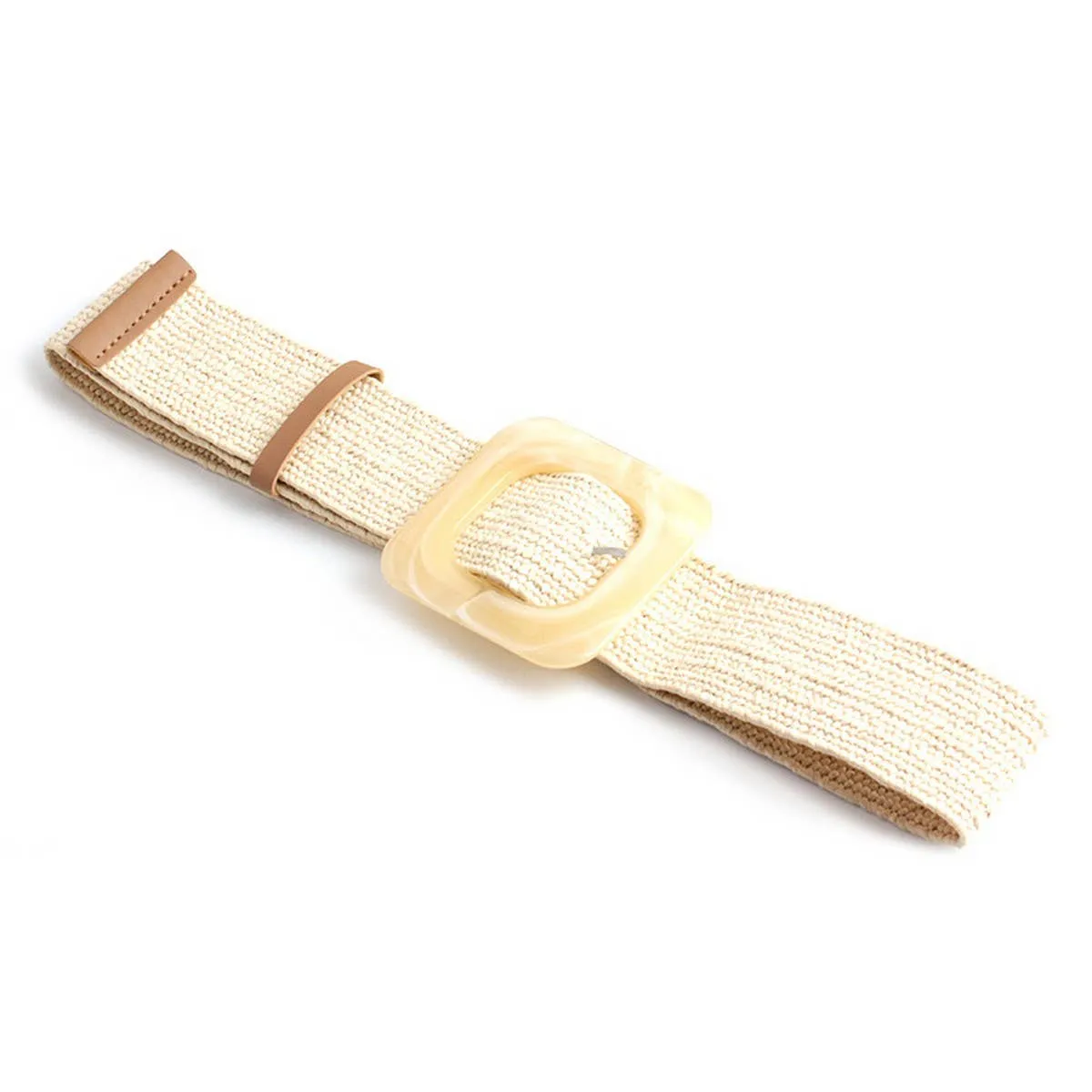 Round Buckle Stretch belt
