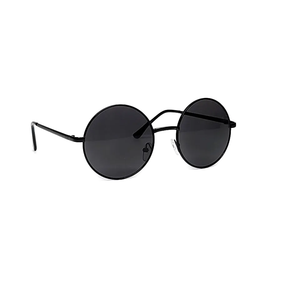 Round Circle Metal Frame Sunglasses