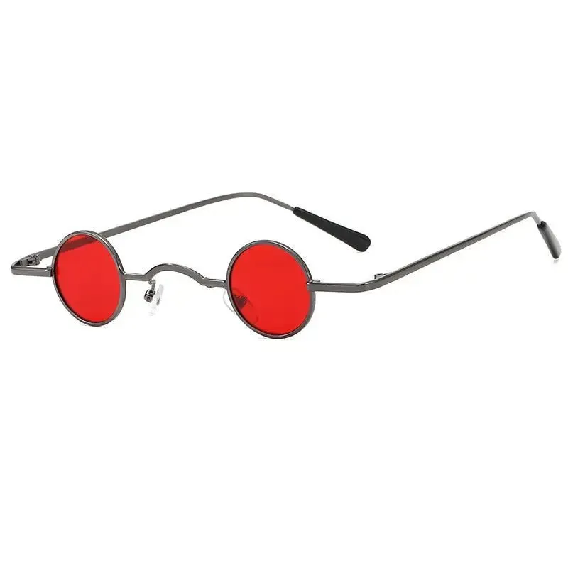 Round Frame Retro Sunglasses - 8 Color Options, Lightweight Design