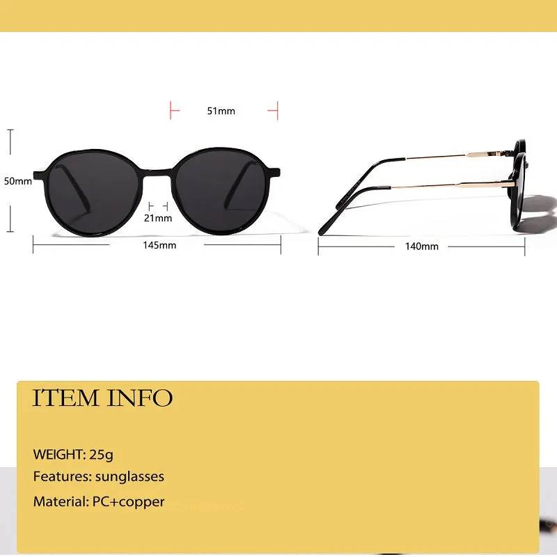 Round Frame Sunglasses