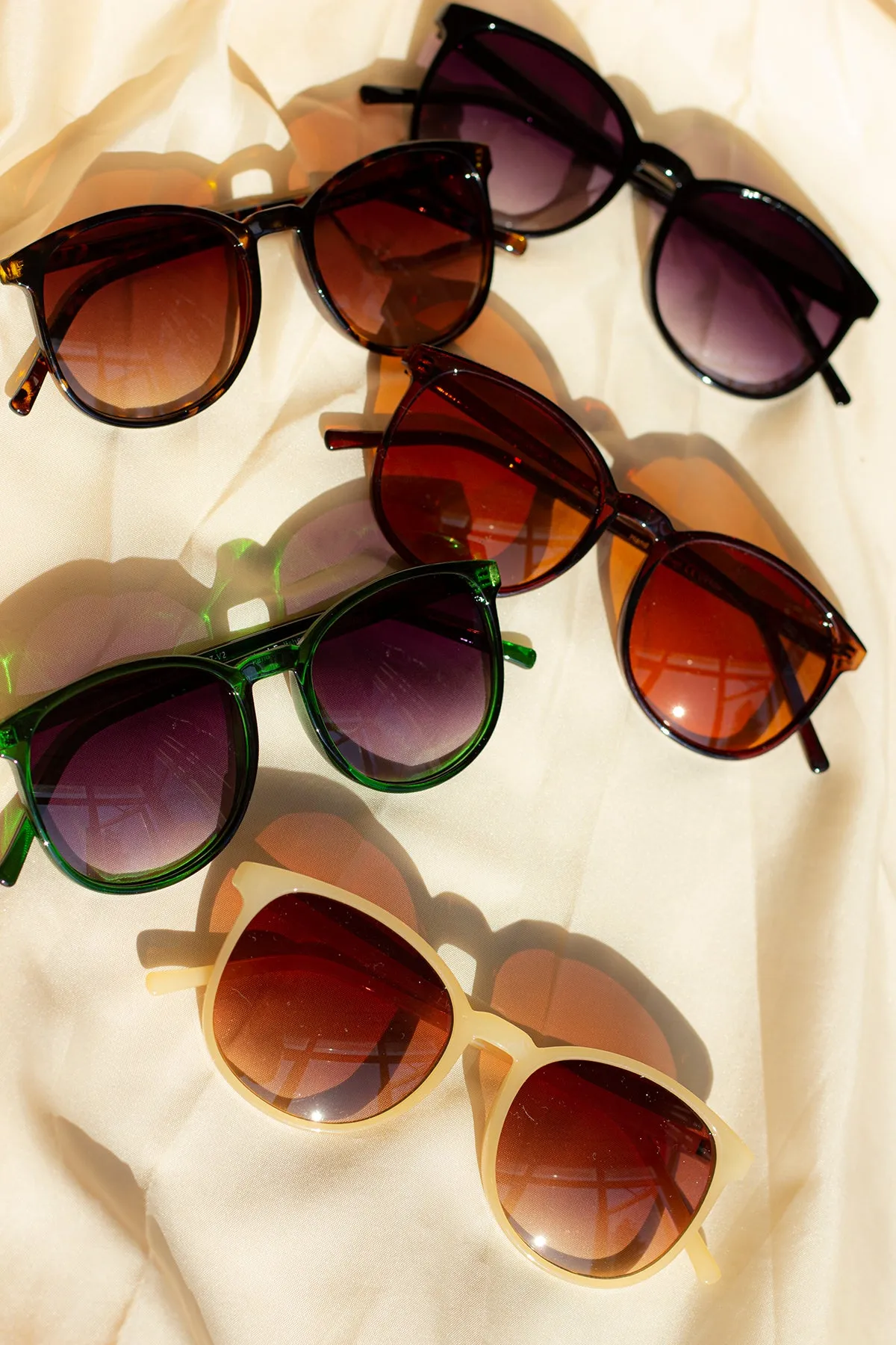 Rounded Full Classic Sunglasses