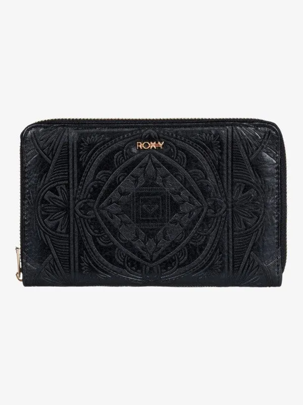 Roxy Womens Back In Brooklyn Wallet - Anthracite