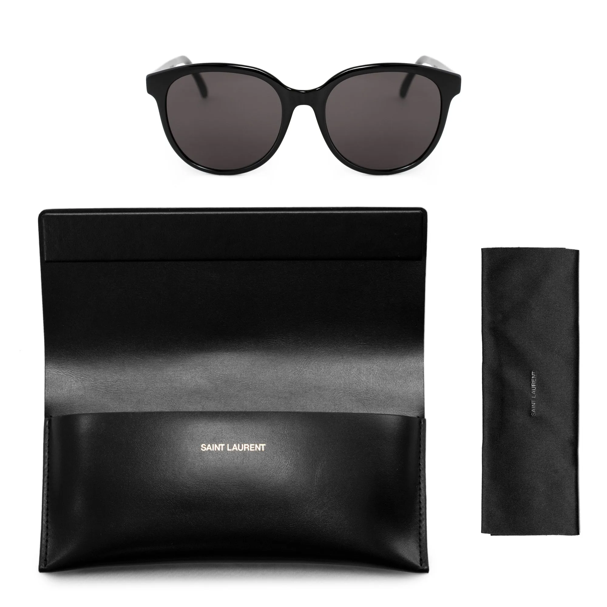 Saint Laurent Round Sunglasses SL317 001 55