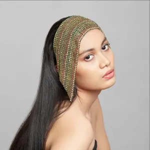 Sama Swarovski Hair Band In Multi - Color