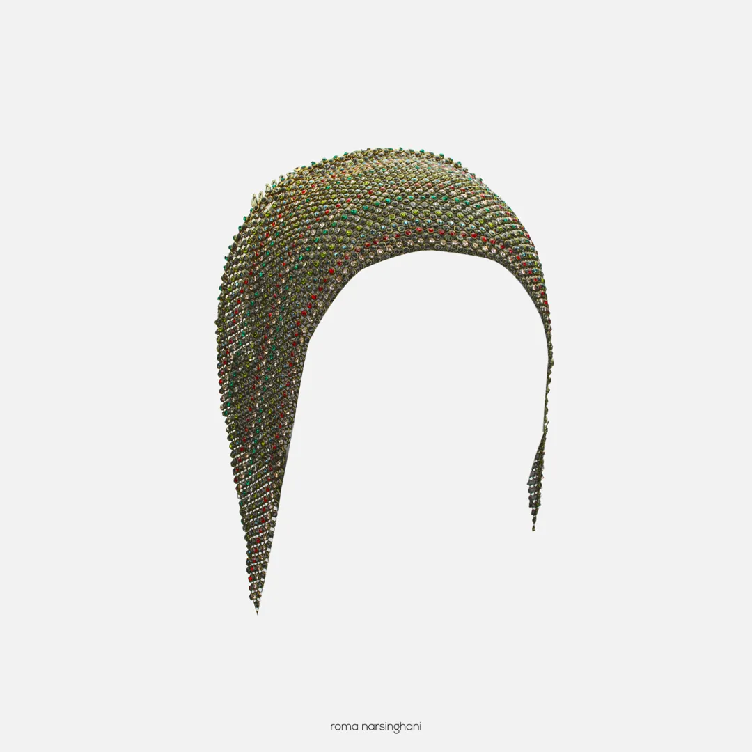 Sama Swarovski Hair Band In Multi - Color