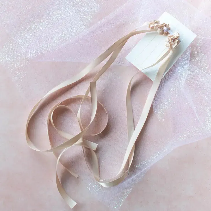 Satin Ribbon Hair Tie Set