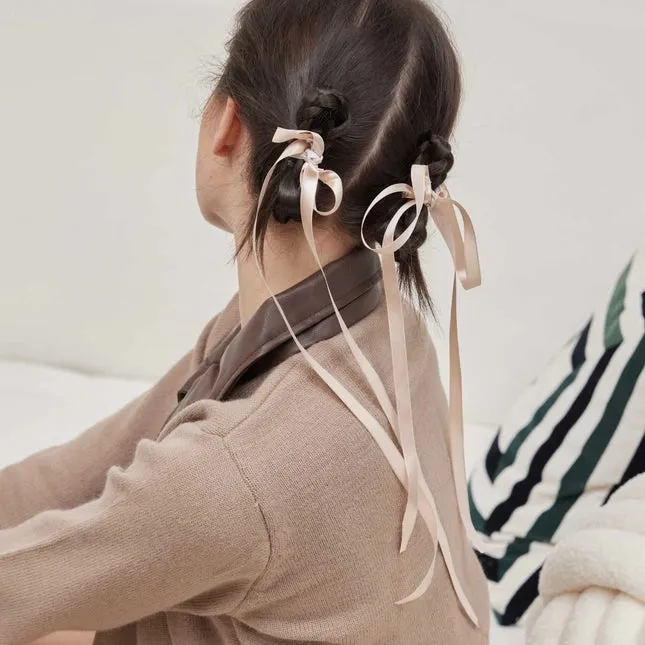 Satin Ribbon Hair Tie Set