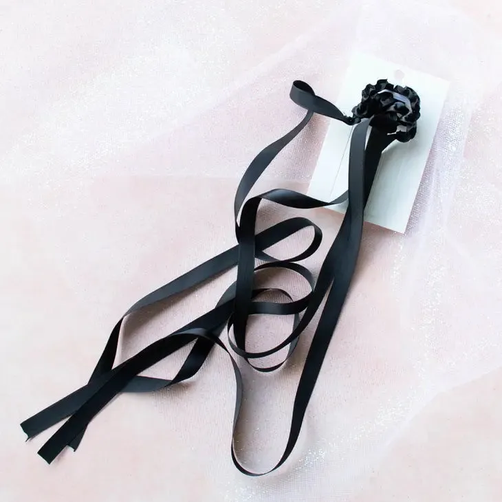 Satin Ribbon Hair Tie Set