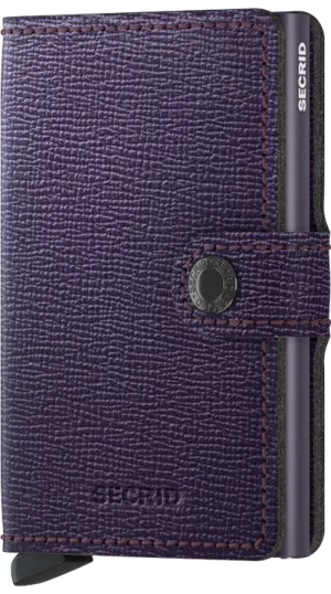 Secrid Mini Wallet - Crisple Purple