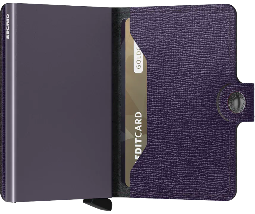 Secrid Mini Wallet - Crisple Purple
