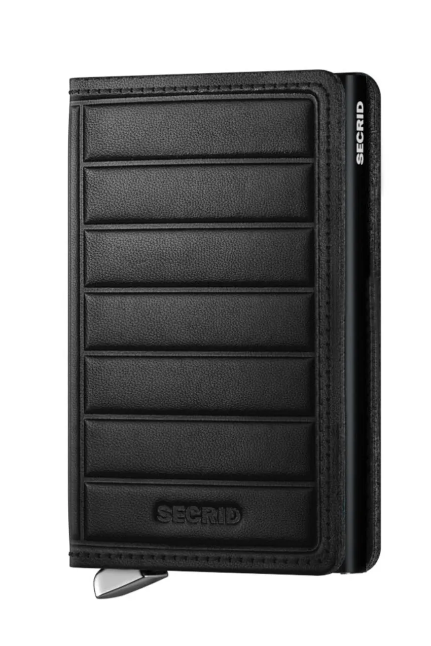 Secrid Slim Wallet - Emboss Lines Black