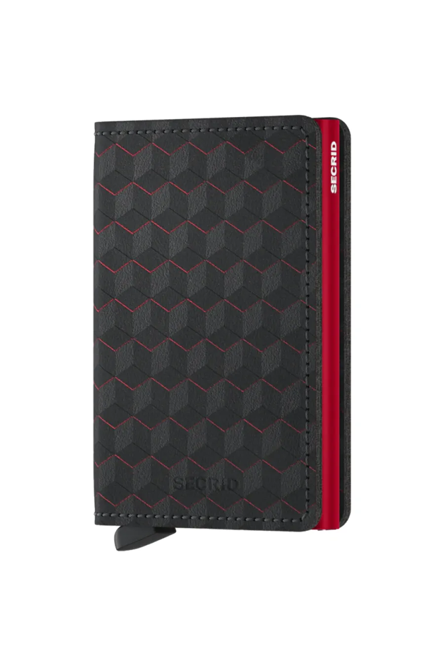 Secrid Slim Wallet - Optical Black / Red