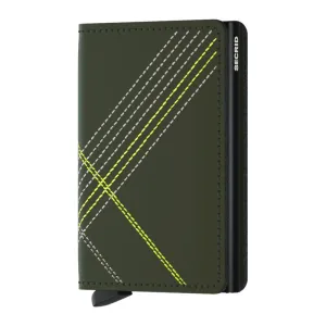 Secrid Slim Wallet - Stich Linea Lime