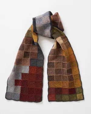 short tiled ombre scarf