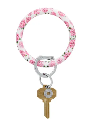Silicone Big O® Key Ring - 50 States Pink