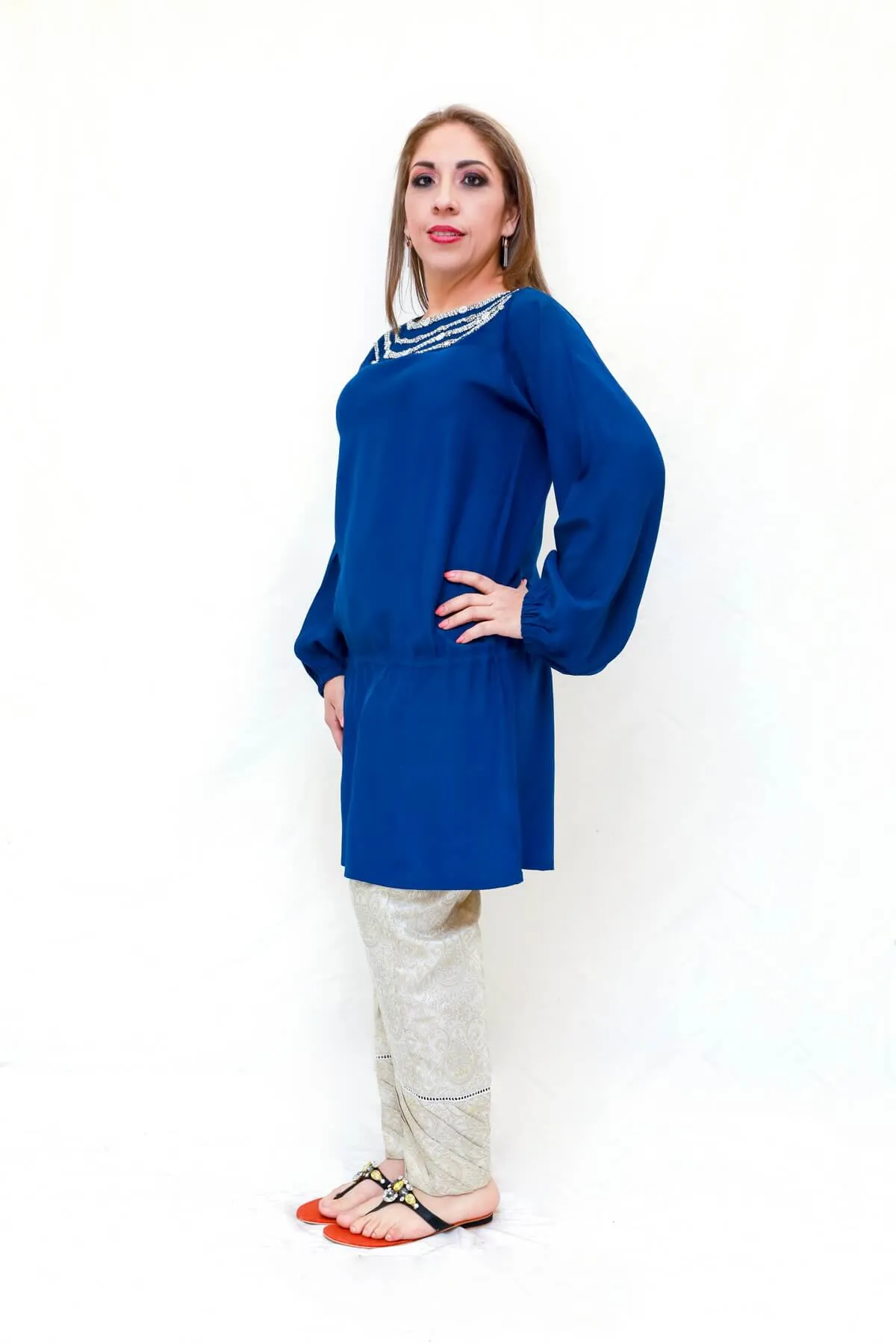 Silk Beaded Shirt
