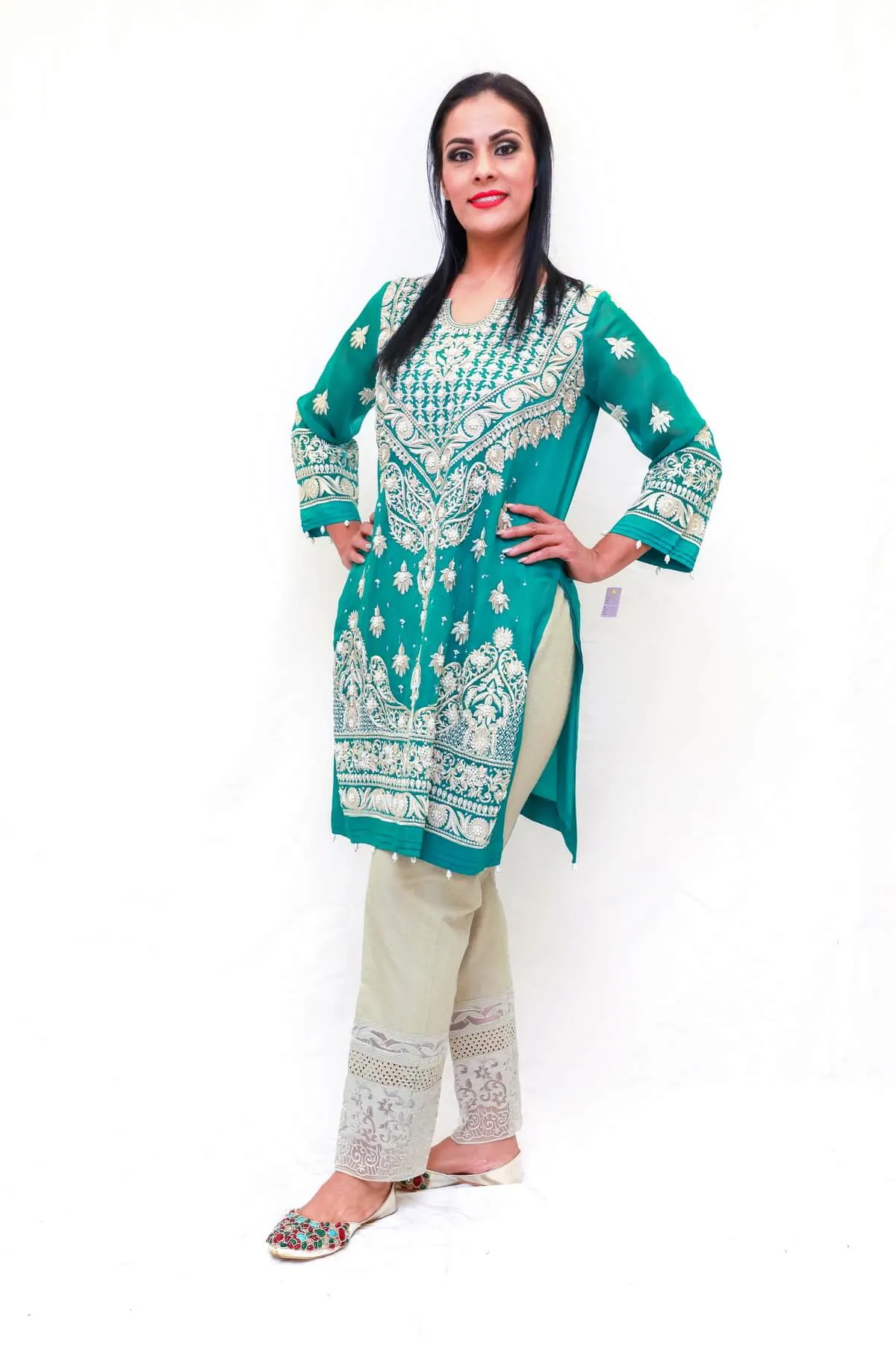 Silk Embroidery Shirt