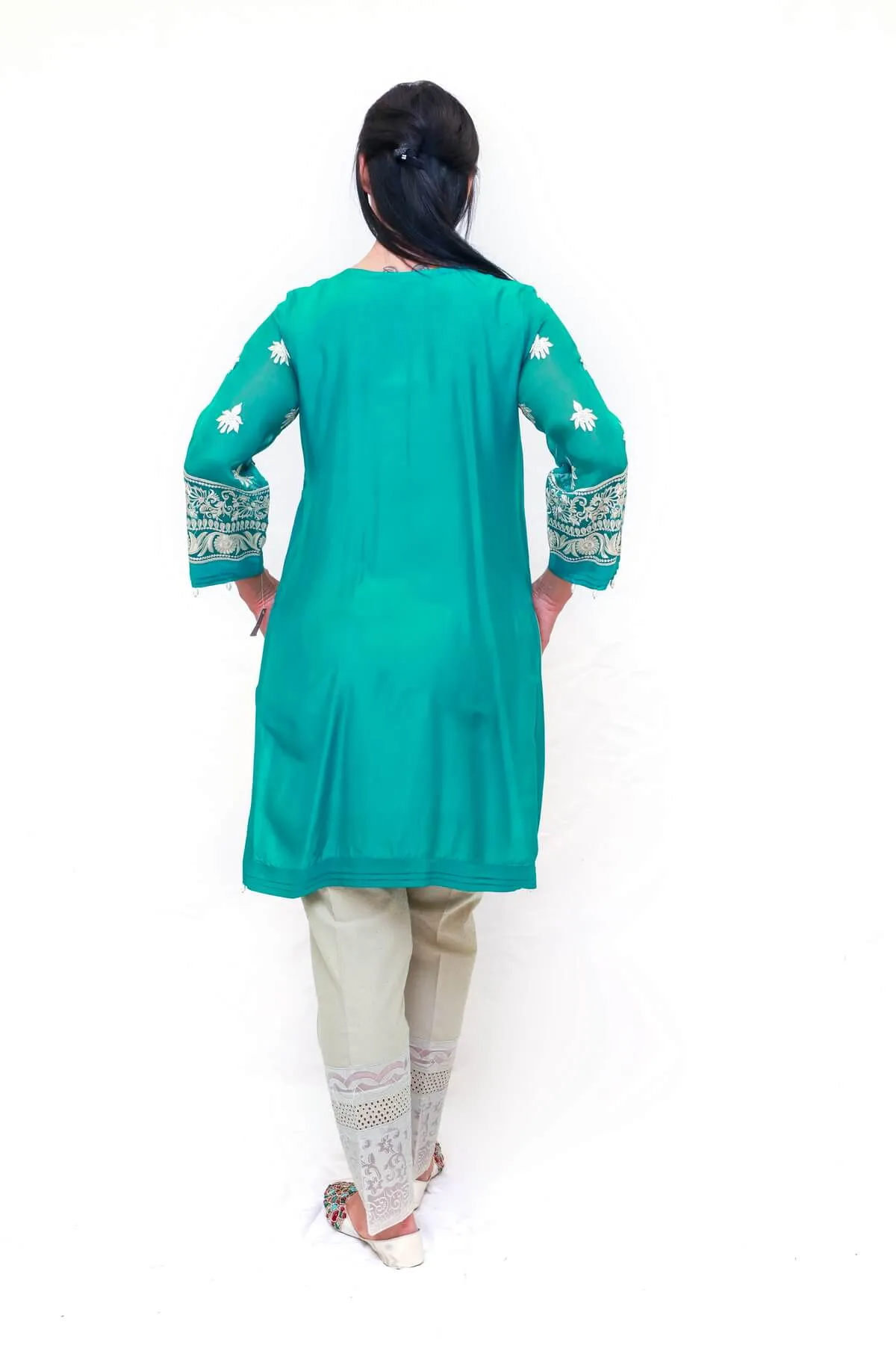 Silk Embroidery Shirt