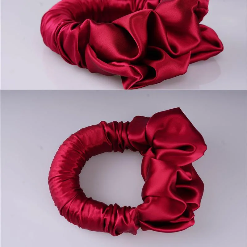 Silk Scrunchie Heatless Curls - Perfect for long hair