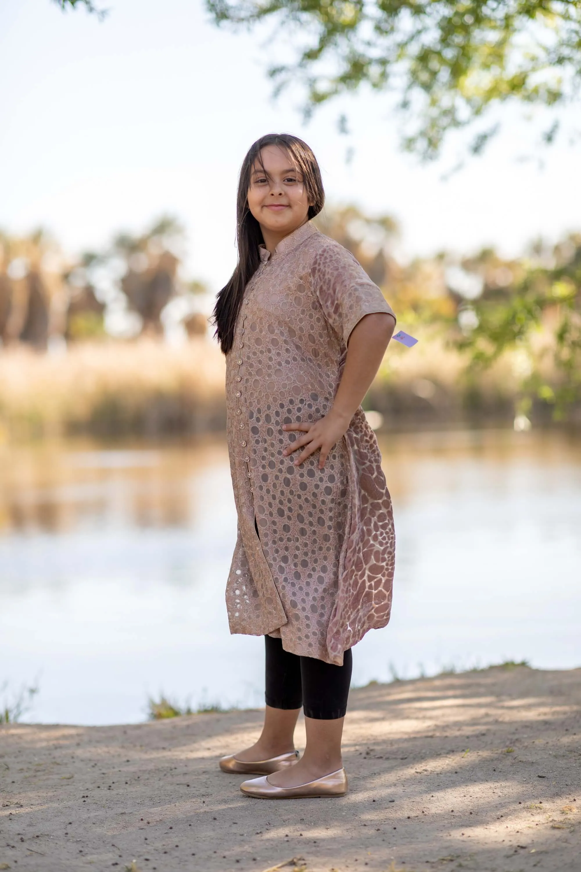 Silk Velvet Shirt Kurti