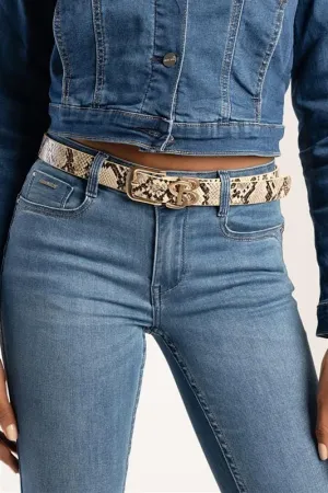 Sissyboy Ladies Snake Print Belt