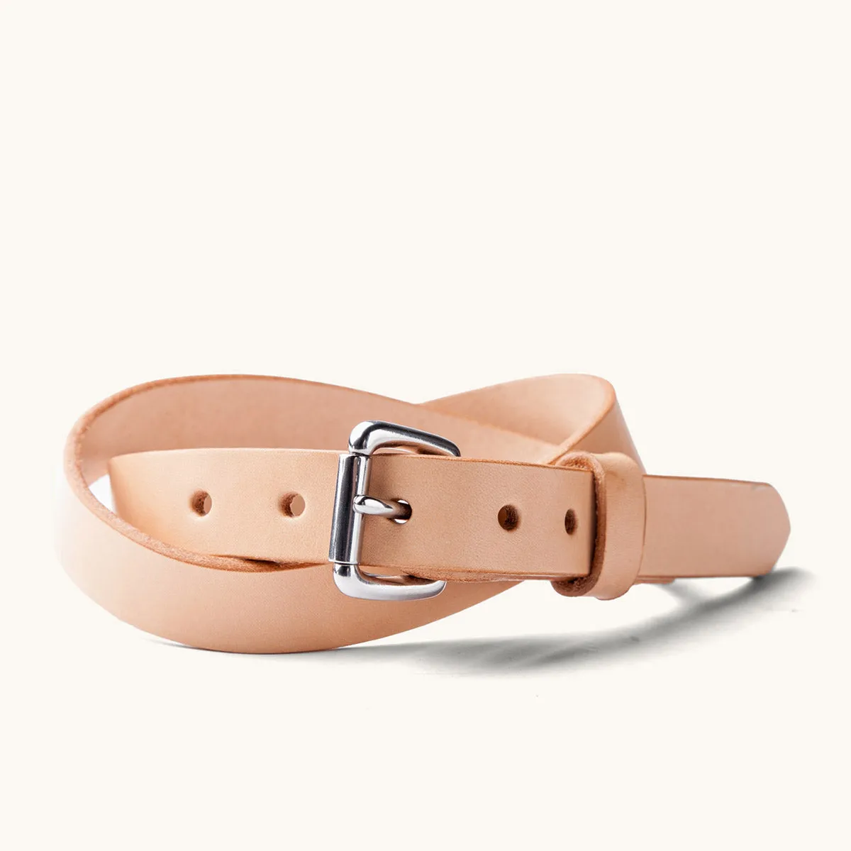 Skinny Standard Belt - Natural