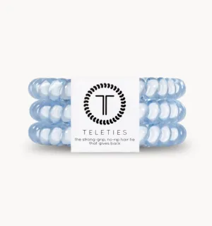 Small Teleties in Washed Denim