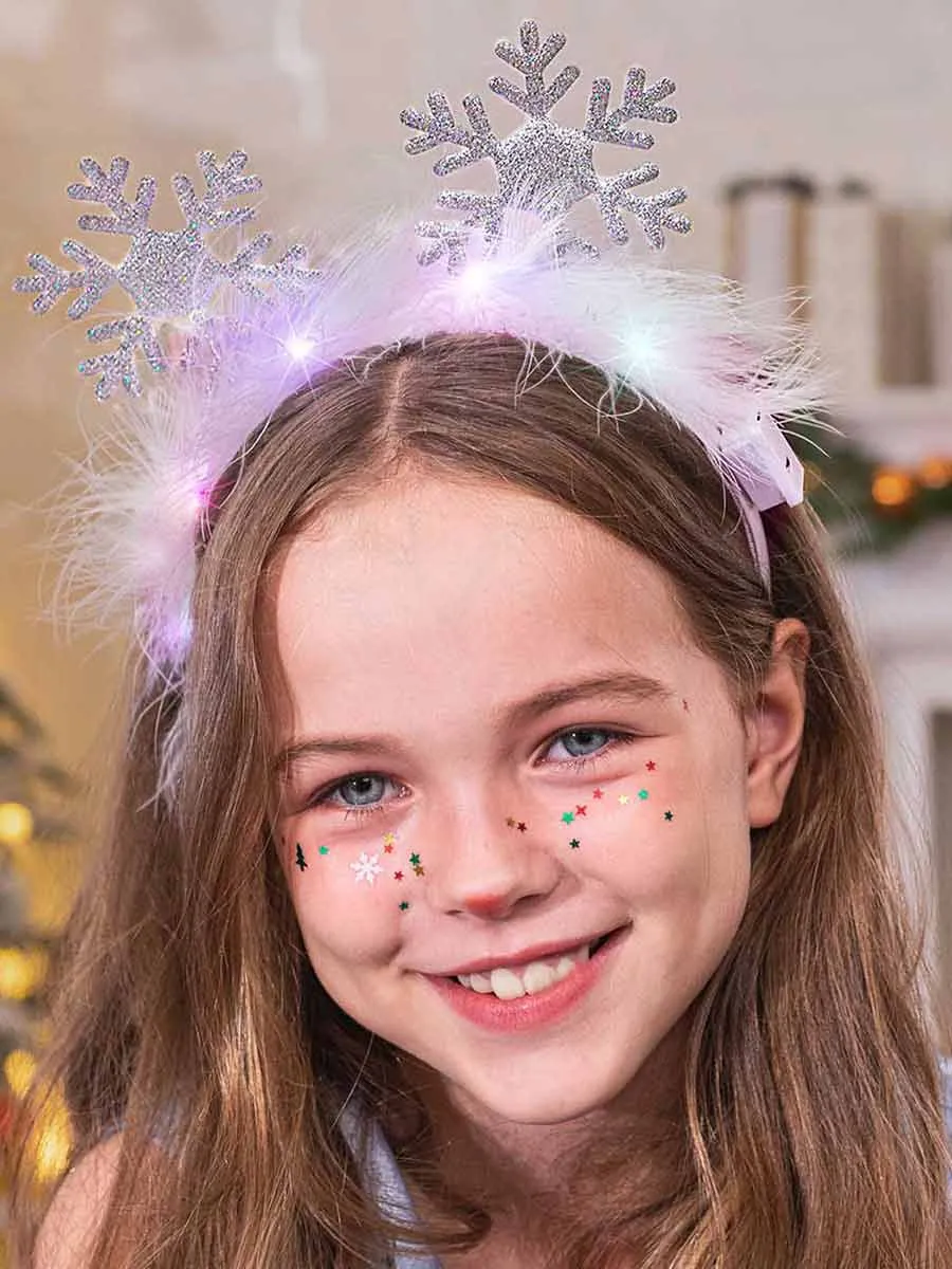 Snowflake LED Light-up Headband