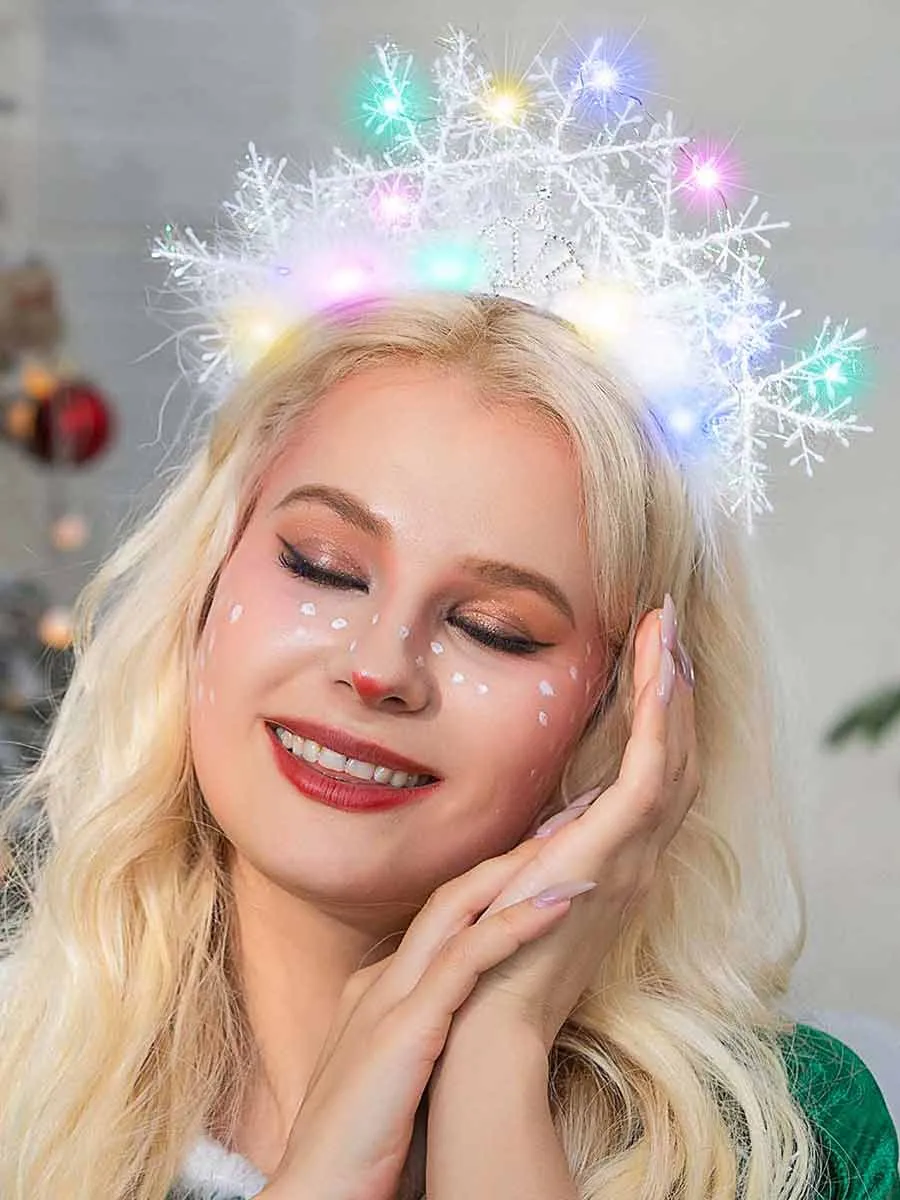 Snowflake LED Light-up Headband