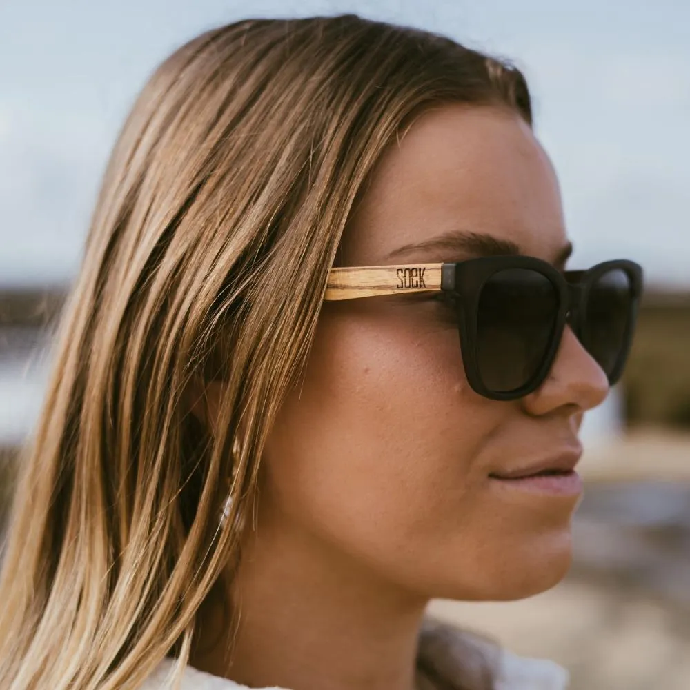 Soek Sunglasses | LILA GRACE -Charcoal Grey