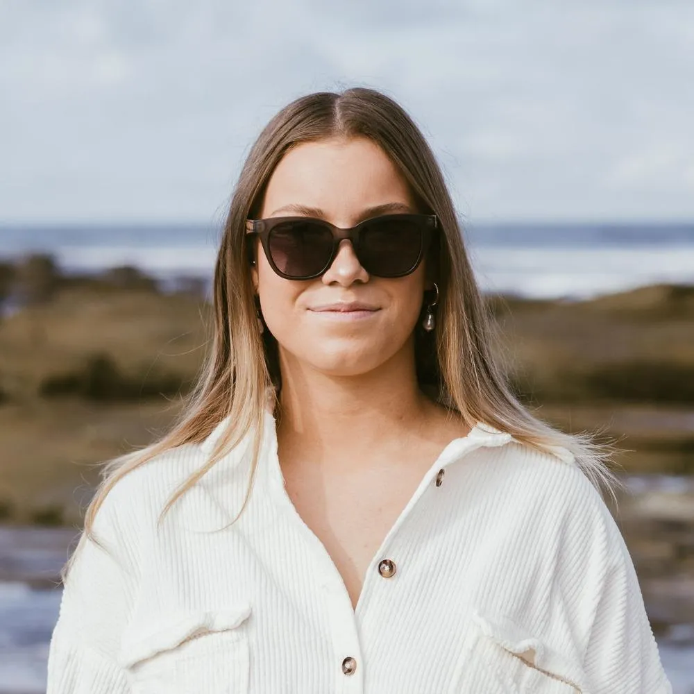 Soek Sunglasses | LILA GRACE -Charcoal Grey
