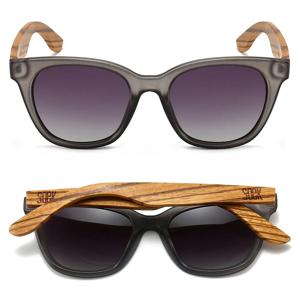 Soek Sunglasses | LILA GRACE -Charcoal Grey