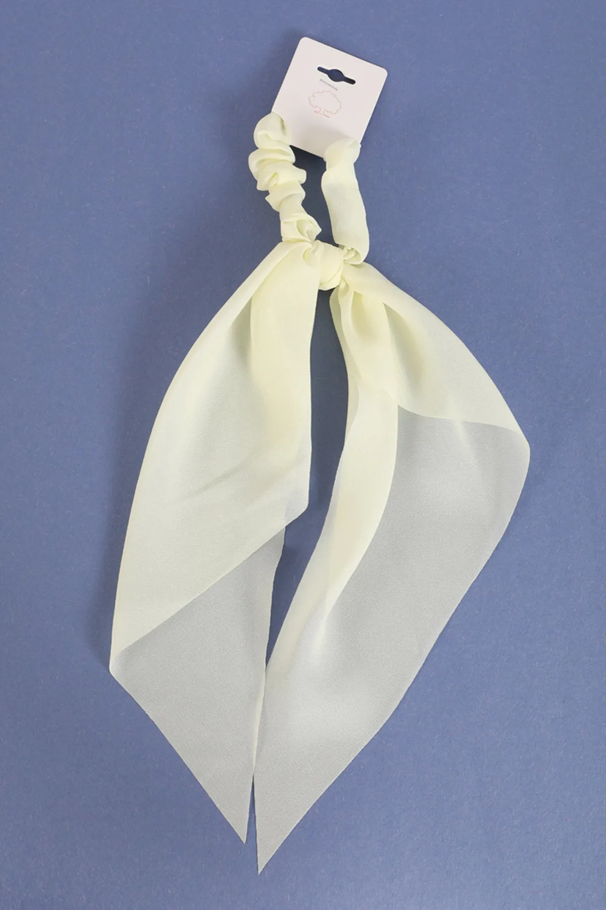 SOLID COLOR SCRUNCHIE SCARF HAIR ACCESSORIES