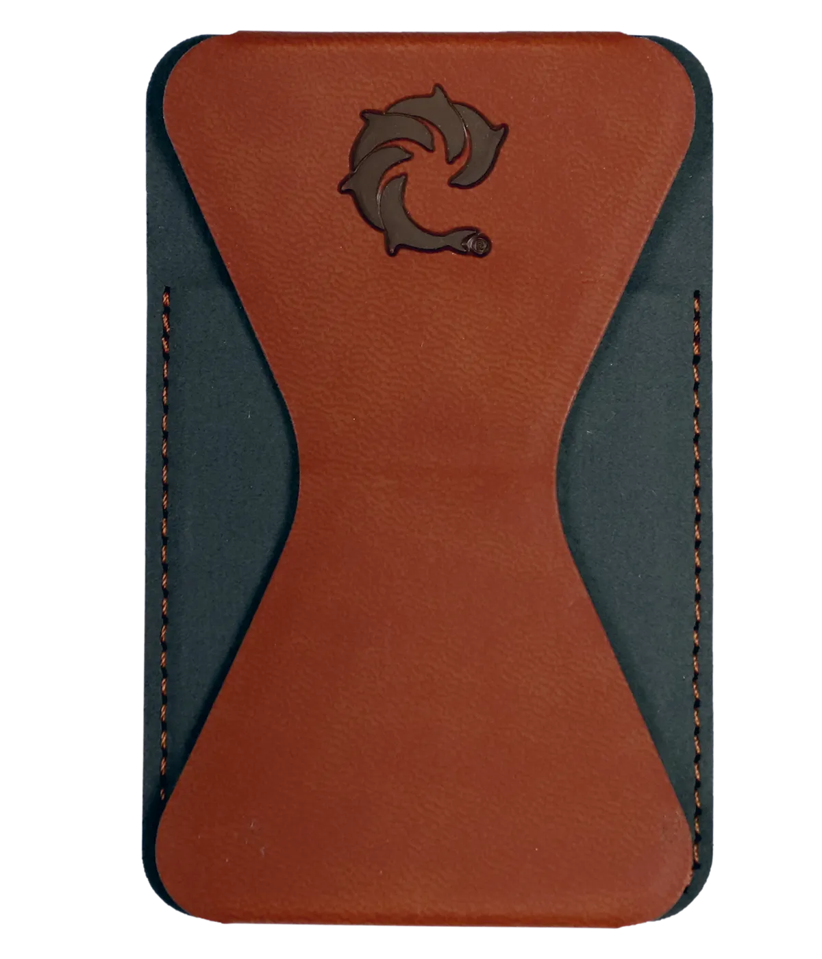 Solid Faux Leather Phone Wallet