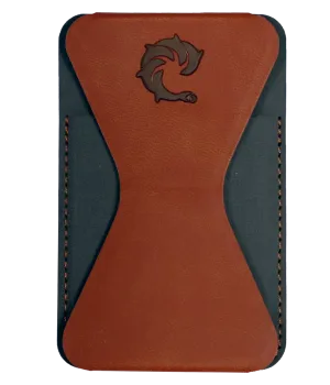 Solid Faux Leather Phone Wallet
