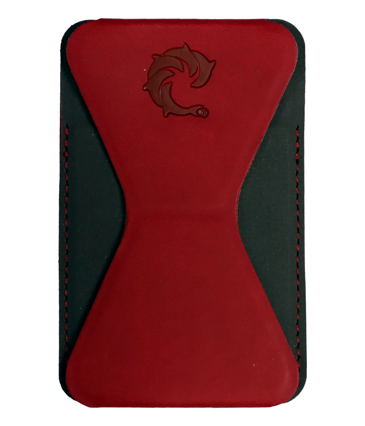 Solid Faux Leather Phone Wallet